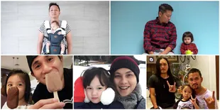 [FOTO] 13 Papa Ganteng & Anak Lucunya, Bahagia Keluarga Idaman