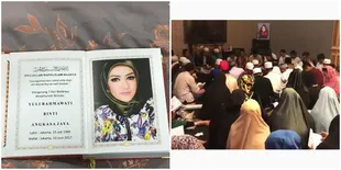 FOTO: 7 Hari Meninggalnya Julia Perez, Keluarga Gelar Pengajian