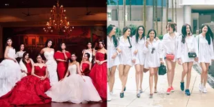 FOTO: 8 Gaya Jedar, Nia & Girlsquad Dalam Balutan Busana Senada