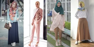 FOTO 8 Inspirasi Fashion Hijab Seleb Buat Lebaranmu Lebih Stylish