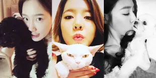 FOTO Adorable! Pose Lucu Para Member SNSD Dengan Hewan Peliharaan