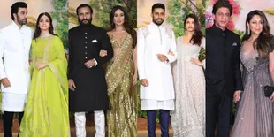 FOTO Adu Mewah Outfit Tamu Resepsi Sonam Kapoor, Penuh Warna