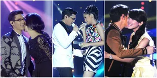 Foto Afgan Romantis Dengan 3 Penyanyi Wanita di Konser K20