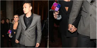 FOTO: Agnez Mo Genggam Erat Tangan Pacar di Red Carpet, So Sweet!