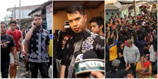 Foto Ahmad Dhani Kunjungi Rumah Para Korban Kecelakaan Maut