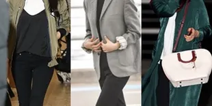 FOTO Airport Fashion Seleb-Seleb Korea, Pamerkan Style Musim Semi
