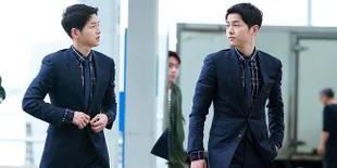 FOTO: Airport Fashion Song Joong Ki, Ganteng Berjas Bak Model
