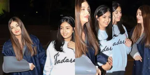 FOTO Aishwarya Rai Berangkat ke Cannes dengan Tangan Cedera, Ditemani Aaradhya Bachchan