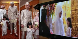 FOTO: Akad Nikah Ben Kasyafani - Ines, Serba Putih & Penuh Cinta!