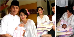 Foto Akikah Anak Ussy Sulistiawaty - Andhika Pratama