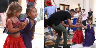 FOTO: Aksi Lucu North West Saat Belajar Tari Salsa, Bikin Gemas!