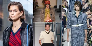 FOTO: Aksi Runway Kaia Gerber di New York Fashion Week 2019, Keren Banget!