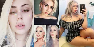 FOTO: Amethyst Rose, 'Kembaran' Lady Gaga Yang Viral di Instagram