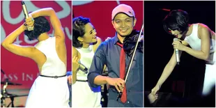 Foto Andien Tampil Seksi di Indonesian Jass Festival