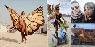 FOTO: Angel Victoria's Secret di Festival Burning Man, Cantik