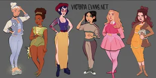 FOTO: Apa Jadinya Princess Disney yang Anggun Kalau di-Makeover?