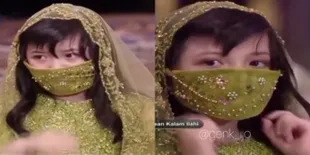 Foto Arsy di Acara Pengajian Aurel Hermansyah, Cantik Bagai Boneka India - Terharu Saat Ucapkan Terima Kasih Buat Kakak