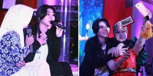 FOTO: Asiknya Dekat Isyana Sarasvati, Peluk & Selfie Bareng