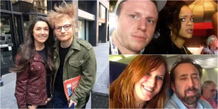 FOTO: Awkward Saat Para Artis Pose Bareng Fans, Bikin Ngakak