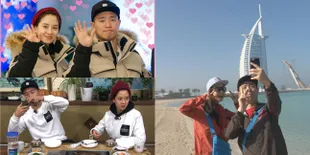 FOTO: Momen Mesra Monday Couple Running Man Bagaikan Honeymoon
