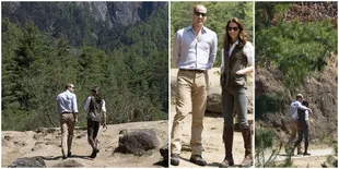 FOTO: Bak Prewed, Kate Middleton & Pangeran William Hiking Mesra