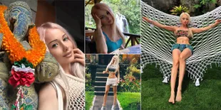 FOTO: Barbie Hidup Valeria Lukyanova Liburan Eksotis di Bali