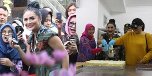 FOTO: Bawa 2 Lagu, Krisdayanti Launching Toko Oleh-Oleh di Malang