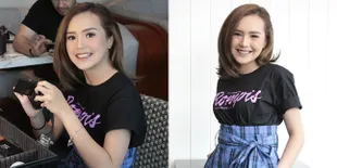 FOTO: Beby Tsabina Potong Rambut - Cat Pirang Demi Film 'ROMPIS'!