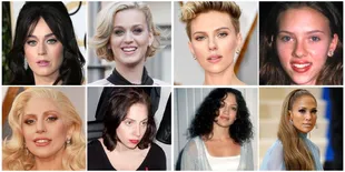 FOTO: Beda! Begini Penampilan Seleb Dengan Warna Rambut Asli