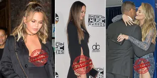 FOTO: Bencana Fashion Chrissy Teigen, Nip Slip - Pamer Area Intim