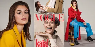 FOTO: Berbagai Pose Kaia Gerber Untuk Cover Vogue Italia, Cantik!