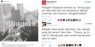 FOTO: Berbagai Reaksi Seleb Atas Ledakan Bom di Sarinah Thamrin