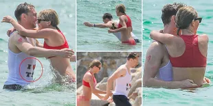 FOTO Berbikini Cantik, Taylor Swift Mesra Manja ke Tom Hiddleston
