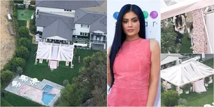 FOTO: Bernuansa Pink, Kylie Jenner Juga Gelar Acara Baby Shower