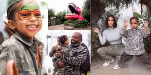 FOTO: Bertema Jurrasic Park, Yuk Intip Serunya Pesta Ulang Tahun Saint West Putra Kim Kardashian