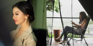 FOTO Bikin Iri! Begini Glam Camping Santai Cantik Ala Raline Shah