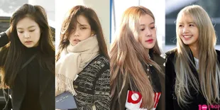 Foto BLACKPINK di Airport, Rambut Berantakan Pun Tetap Cantik
