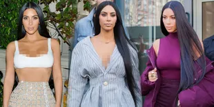 FOTO: Body Kembali Langsing, Fashion Kim Kardashian Makin Kece