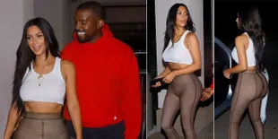 FOTO: Braless & Pamer Abs, Body Killer Kim Kardashian Bikin Iri