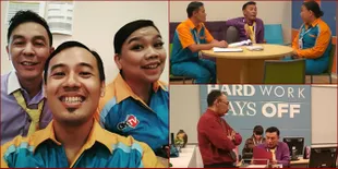 FOTO: BTS Syuting Hari Pertama 'Office Boy', Ismail Naik Pangkat!