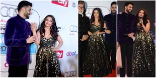 FOTO: Bukti Akur, Abhishek Gandeng Aishwarya Mesra di Depan Media