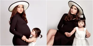 FOTO: Bukti Cinta Baby Arsy Pada Calon Adik, Cium Perut Ashanty!