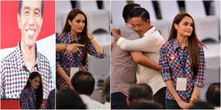 Foto Bukti Cinta Laura Mantap Dukung Jokowi - Jusuf Kalla