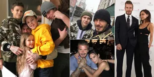 FOTO: Bukti David Beckham Memang Hot Daddy Yang Sayang Keluarga