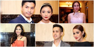 FOTO: Busana Glamor Selebritis di Pernikahan Mewah Nabila Syakieb