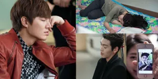 Foto Candid Bintang The Heirs Yang Sedang Tidur