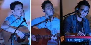 FOTO: Candid Ganteng Personel NOAH di Atas Panggung, Memesona