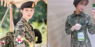 FOTO: Cantik Banget, Tentara Ini Kim Ji Won 'DOTS' Dunia Nyata