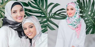 FOTO Cantik! Bisnis Hijab Ashanty Berpose Dengan Aurel Hermansyah