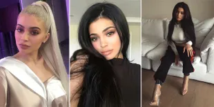 FOTO: Cantik! Bosan Blonde, Kylie Jenner Kembali Berambut Hitam